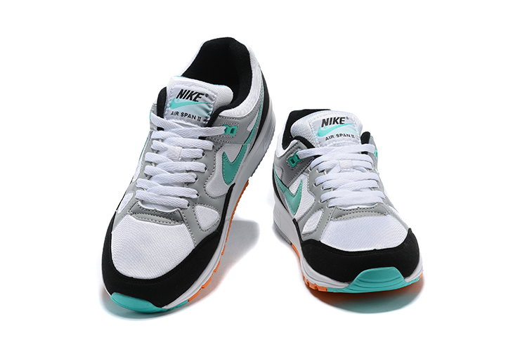 Nike Air Span II White Grey Jade Black Shoes